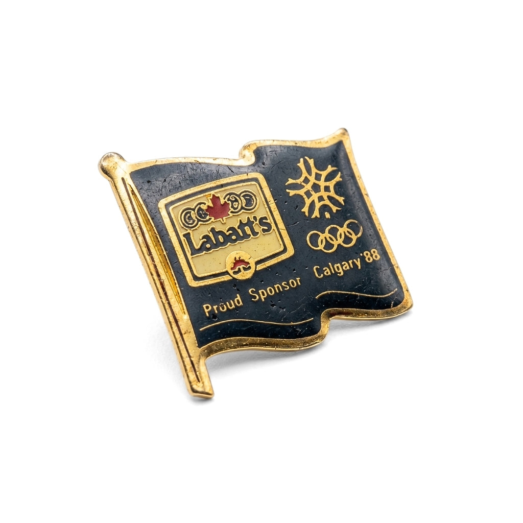 1988 Calgary Olympics - Labatt's Sponsor [Vintage] | Collectible Pin