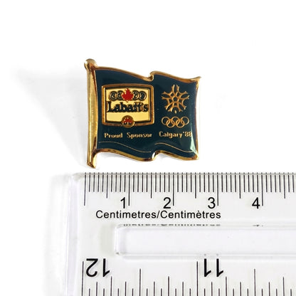 1988 Calgary Olympics - Labatt's Sponsor [Vintage] | Collectible Pin