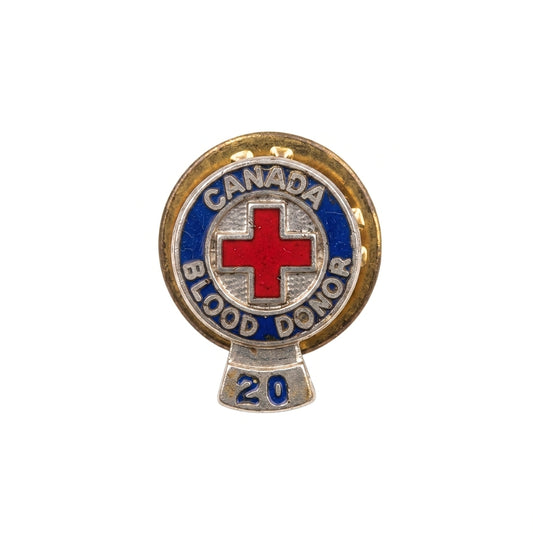 Canada Blood Donor [20 Donation Tag] | Collectible Pin