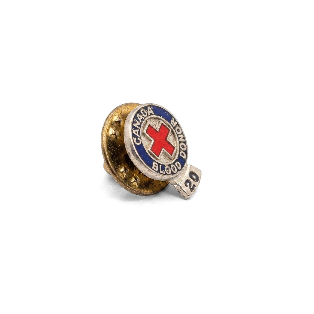 Canada Blood Donor [20 Donation Tag] | Collectible Pin