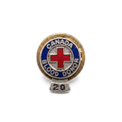 Canada Blood Donor [20 Donation Tag] | Collectible Pin