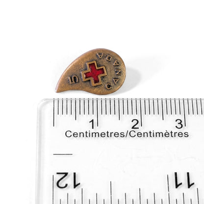 5 Blood Donations [Vintage Canada Red Cross] | Collectible Pin