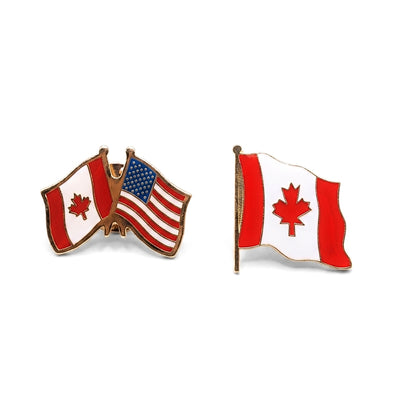 Canada et États-Unis [Lot de 2 vintage] | Épingle à collectionner