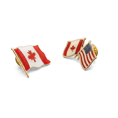 Canada et États-Unis [Lot de 2 vintage] | Épingle à collectionner