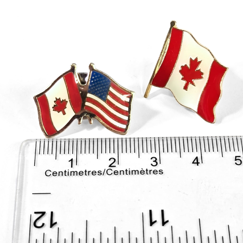 Canada et États-Unis [Lot de 2 vintage] | Épingle à collectionner