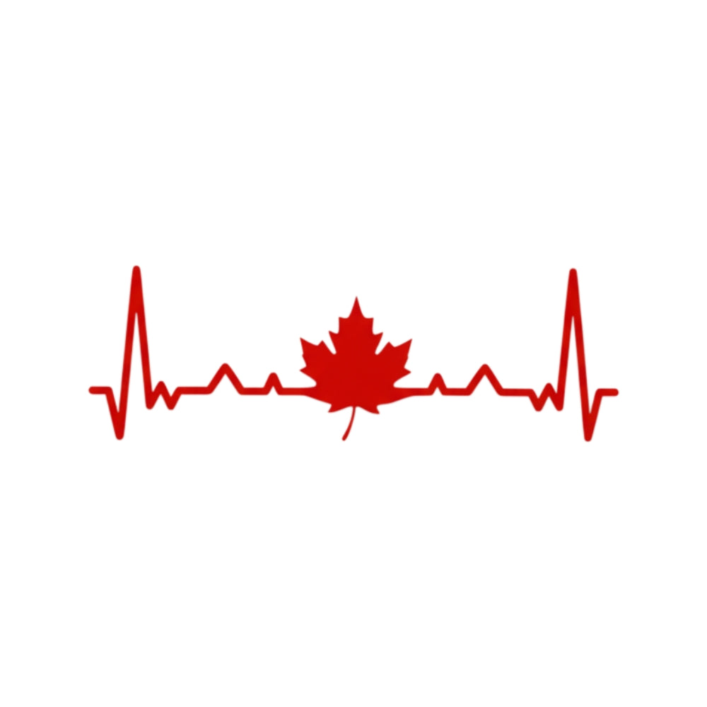 Canadian Heartbeat | Vinyl Sticker