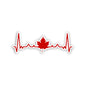 Canadian Heartbeat | Vinyl Sticker