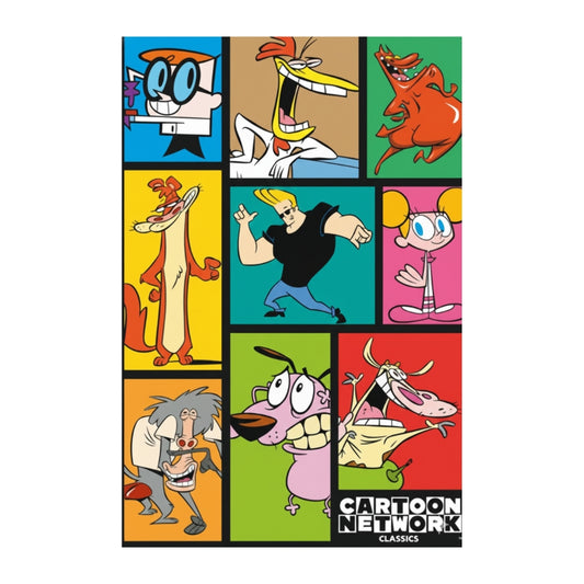 Cartoon Network 90s Classics | Canvas Art Print