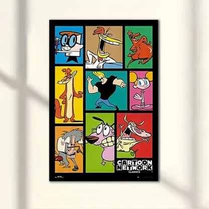Cartoon Network 90s Classics | Canvas Art Print