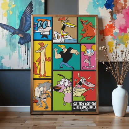 Cartoon Network 90s Classics | Canvas Art Print
