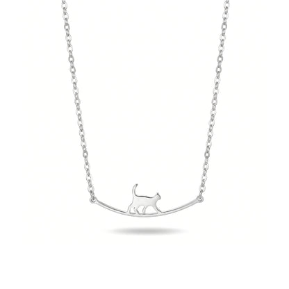 Cat Crossing | Necklace