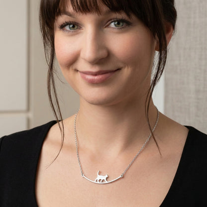 Cat Crossing | Necklace
