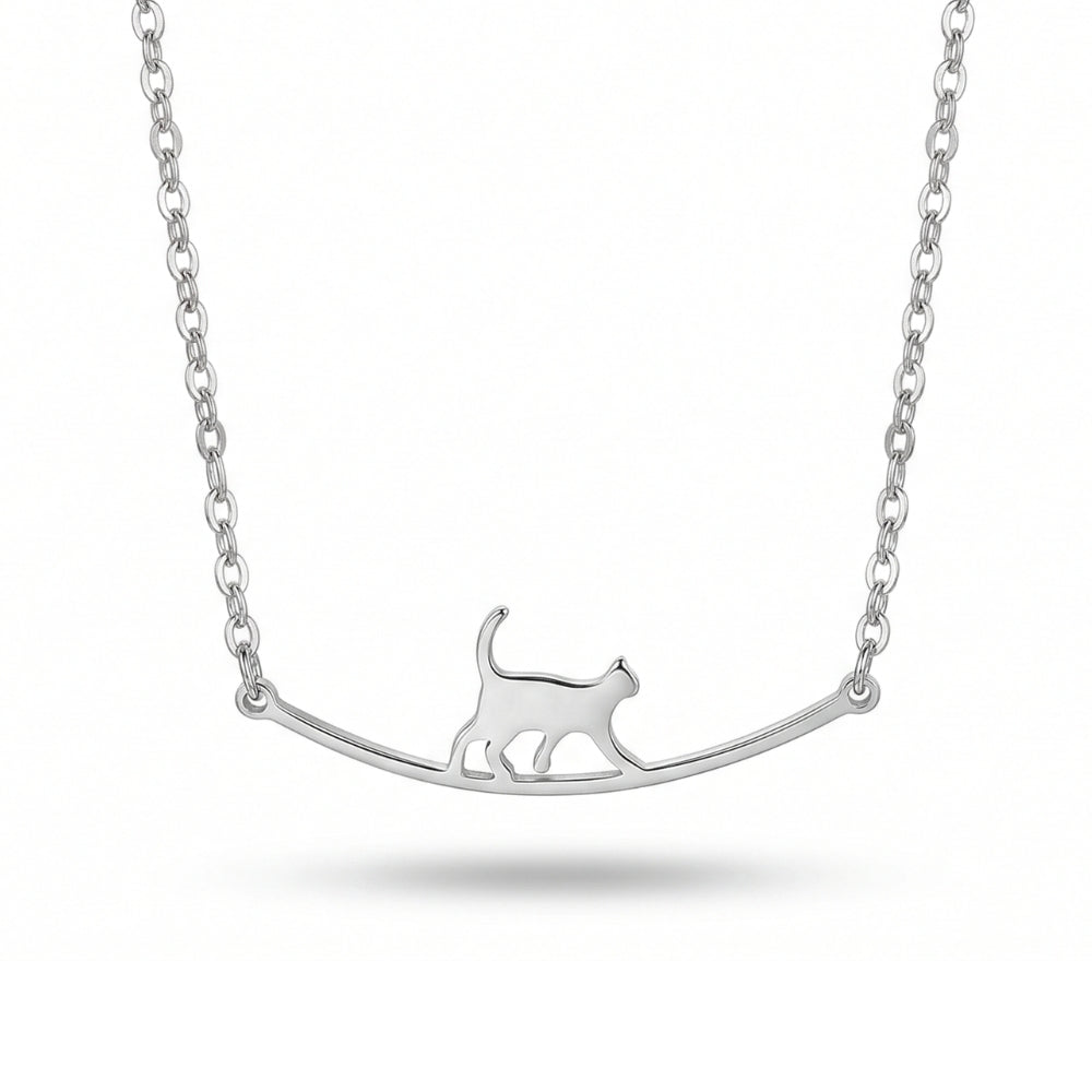 Cat Crossing | Necklace