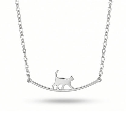 Cat Crossing | Necklace