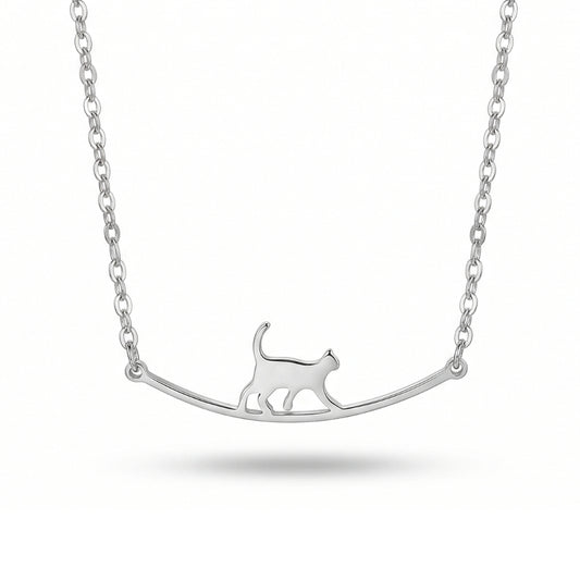 Cat Crossing | Necklace