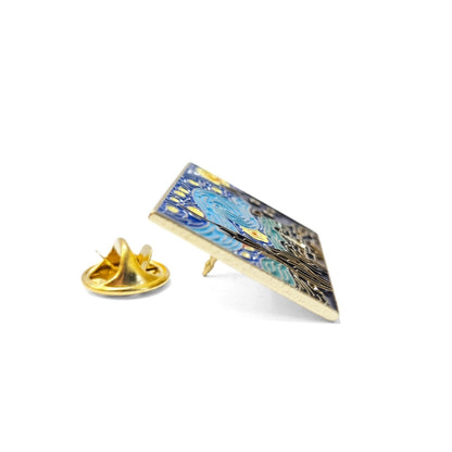 Cat Van Gogh - Starry Night | Collectible Pin