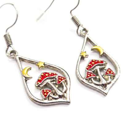 Rustic Toadstool Teardrops | Earrings