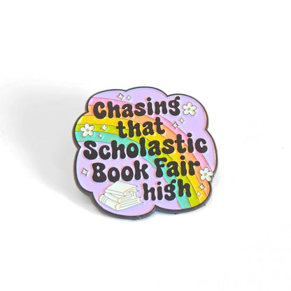 Chasing That Scholastic Book Fair High | Collectible Pin