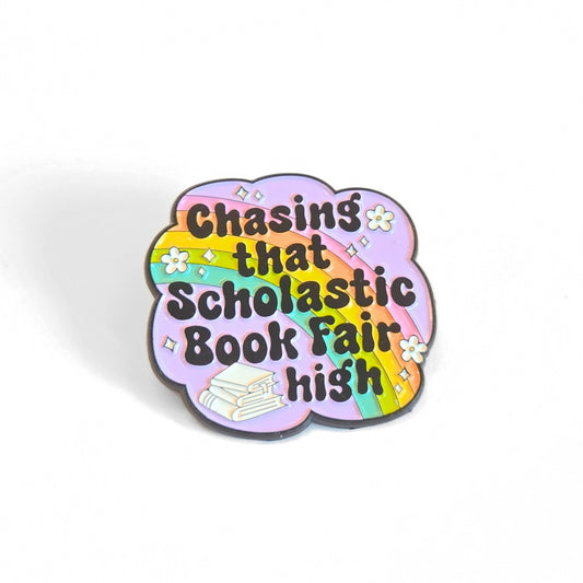 Chasing That Scholastic Book Fair High | Collectible Pin