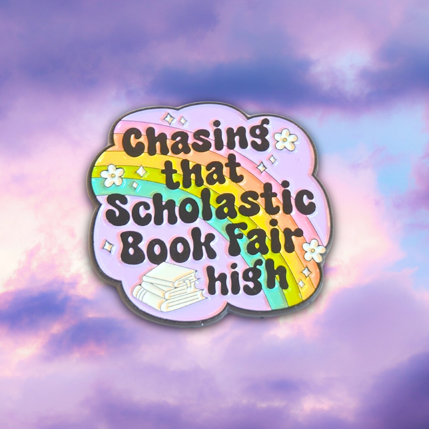 Chasing That Scholastic Book Fair High | Collectible Pin