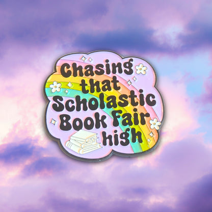 Chasing That Scholastic Book Fair High | Collectible Pin