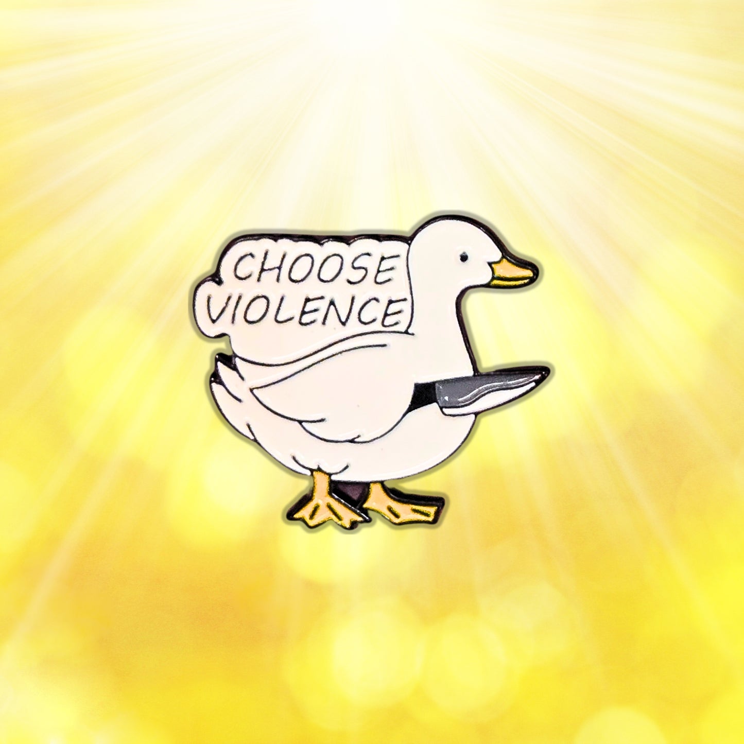 Choose Violence Goose | Collectible Pin