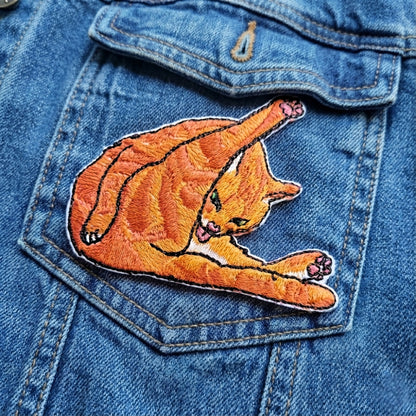 Classic Cat Pose | Embroidered Patch