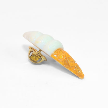 Classic Soft Serve Ice Cream Cone | Collectible Pin
