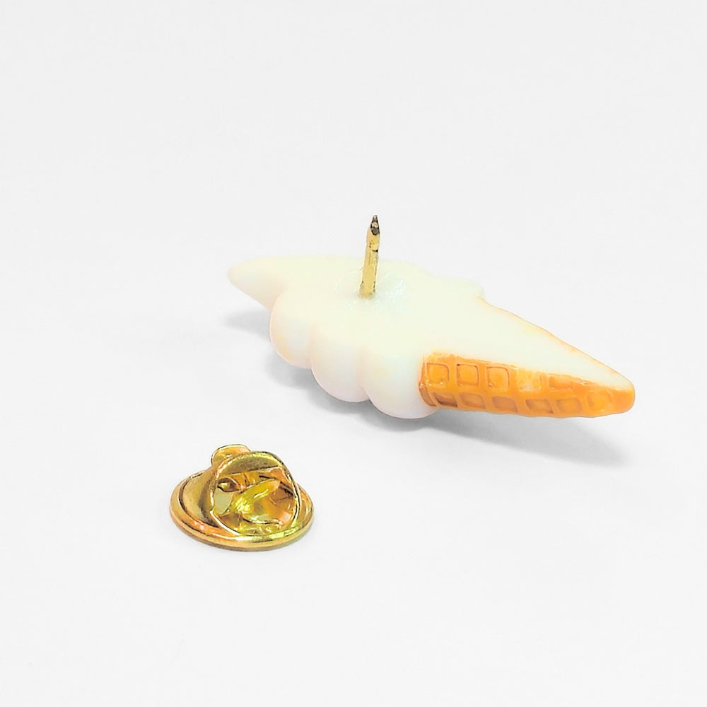 Classic Soft Serve Ice Cream Cone | Collectible Pin