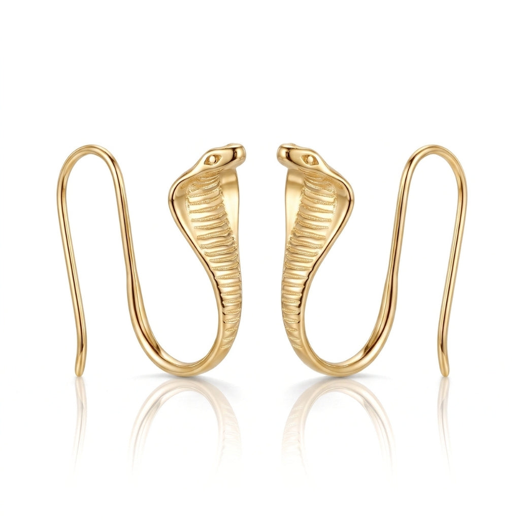 Cobra Snakes [Gold] | Earrings