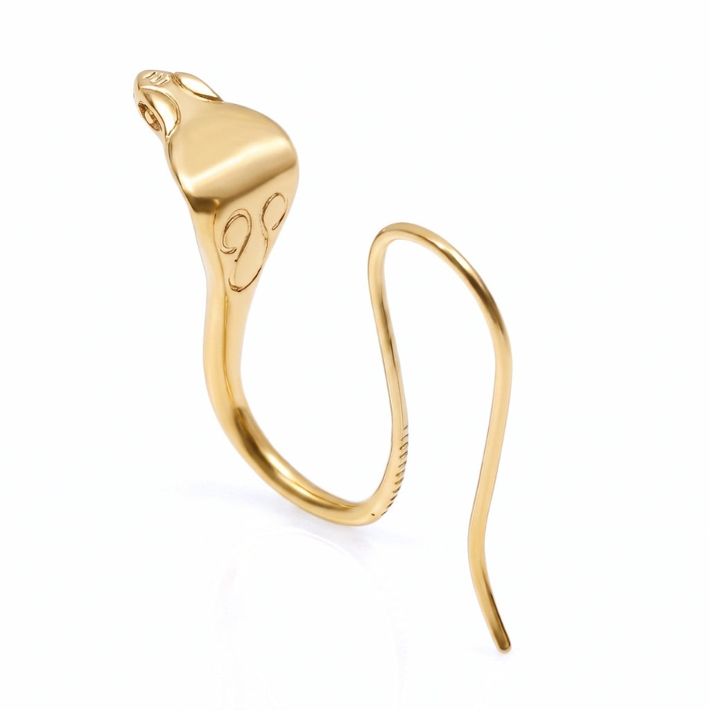 Cobra Snakes [Gold] | Earrings