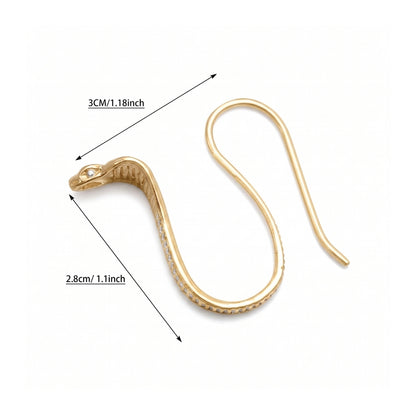 Cobra Snakes [Gold] | Earrings