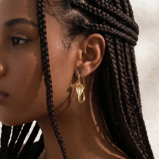 Cobra Snakes [Gold] | Earrings