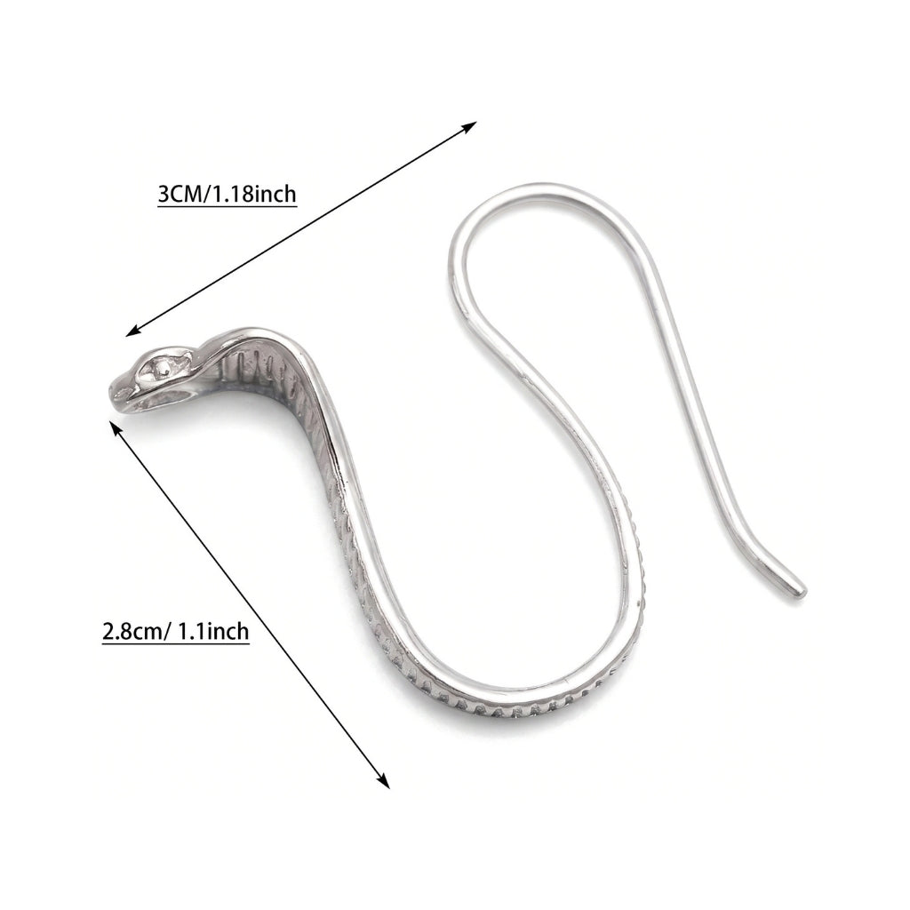 Cobra Snakes [Silver] | Earrings