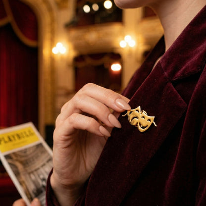 Comédie et Tragédie [Masques de théâtre] | Pin's de collection