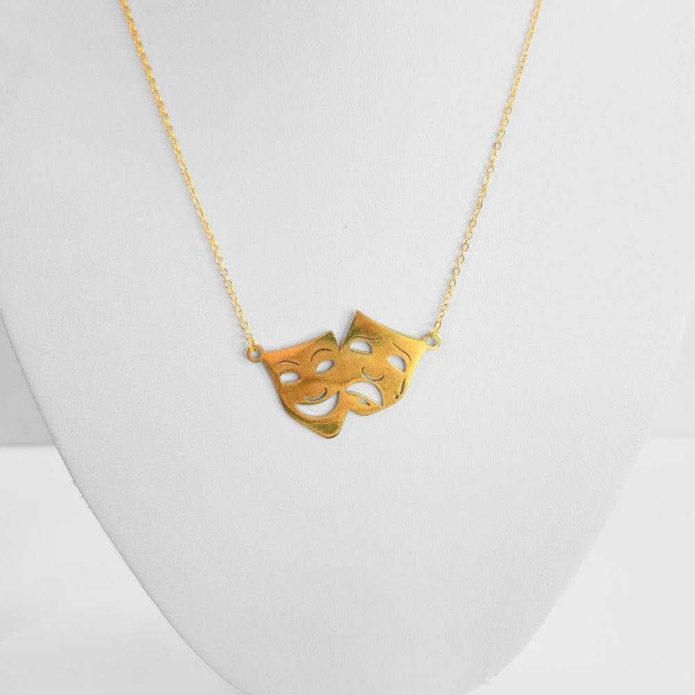 Comedy and Tragedy Pendant