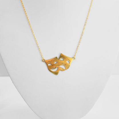 Comedy and Tragedy Pendant