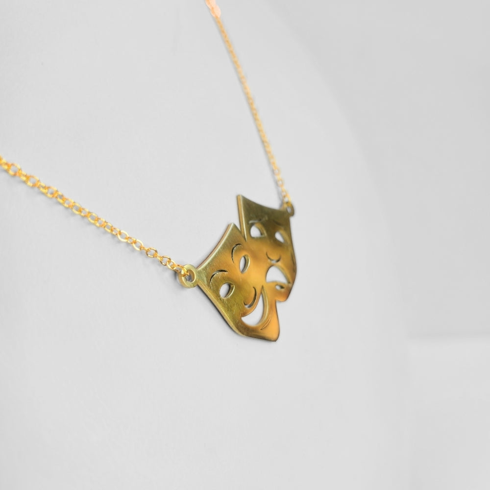 Comedy and Tragedy Pendant