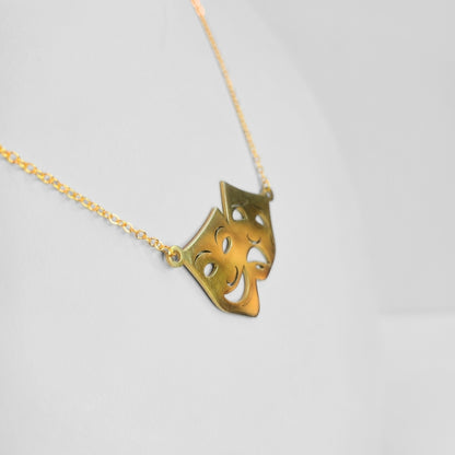 Comedy and Tragedy Pendant
