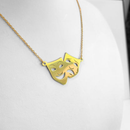 Comedy and Tragedy Pendant