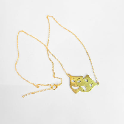 Comedy and Tragedy Pendant