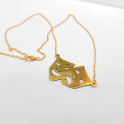 Comedy and Tragedy Pendant
