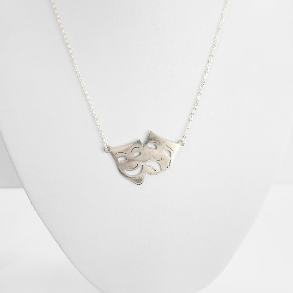 Comedy and Tragedy Pendant