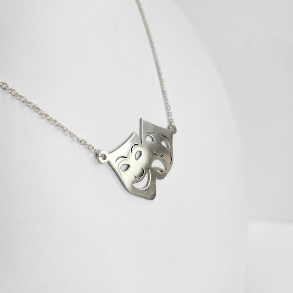Comedy and Tragedy Pendant