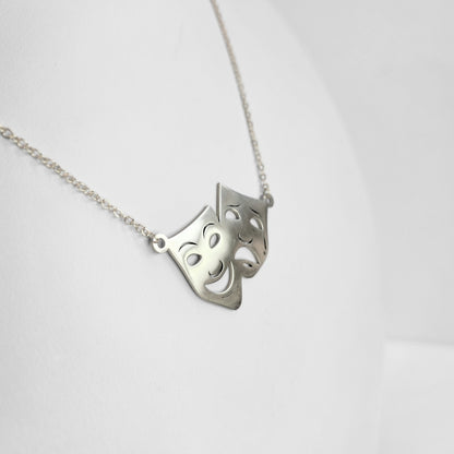 Comedy and Tragedy Pendant