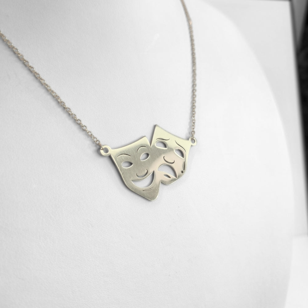 Comedy and Tragedy Pendant