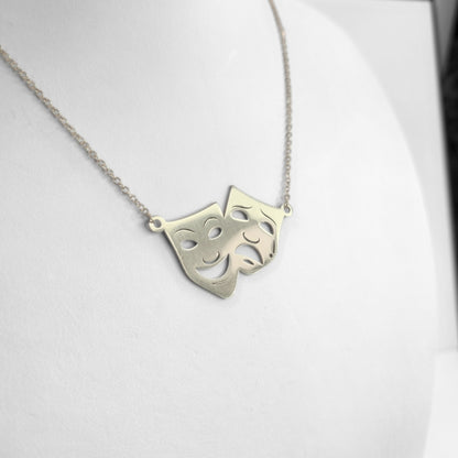 Comedy and Tragedy Pendant