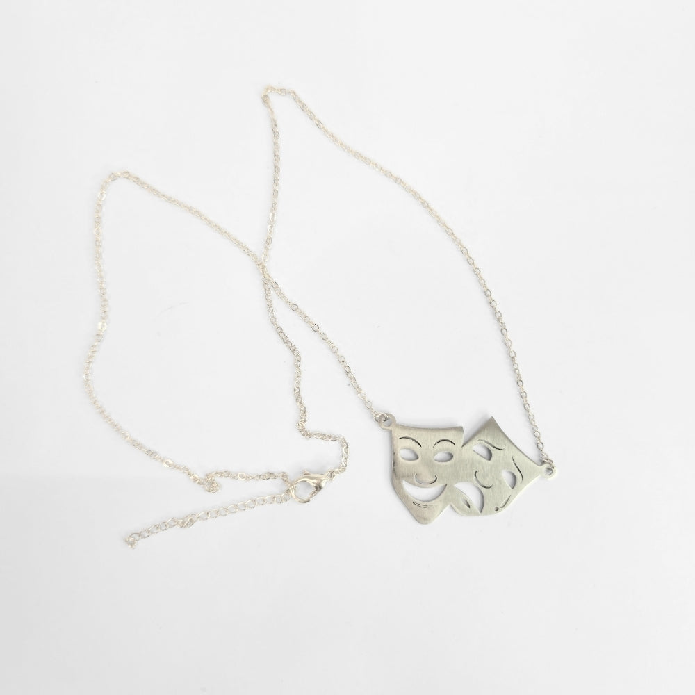 Comedy and Tragedy Pendant