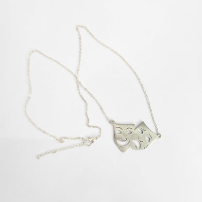 Comedy and Tragedy Pendant