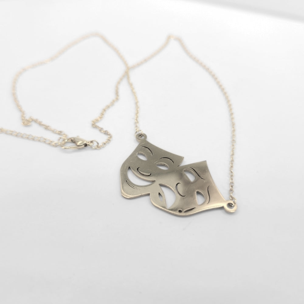 Comedy and Tragedy Pendant